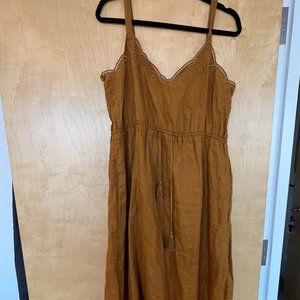 J. Crew Mustard Yellow Sundress